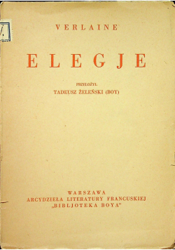 Elegje 1919 r.