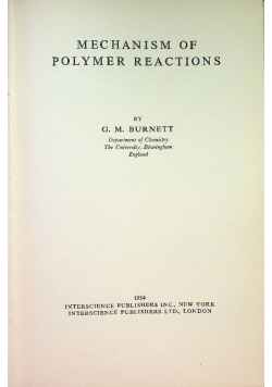 Mechanism of Polymer Reactions