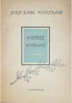 Weintraub Wiersze wybrane