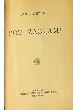 Pod żaglami 1931 r.