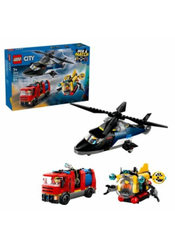 LEGO(R) CITY 60462 (3szt) Zestaw z helikopterem, woz