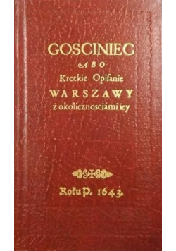 Gosciniec abo Krotkie Opifanie
