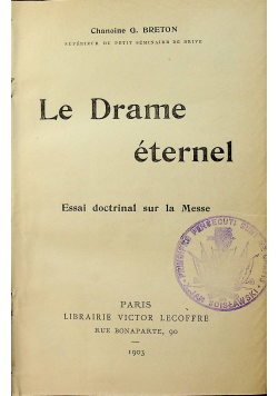 Le Drame eternel 1903 r.