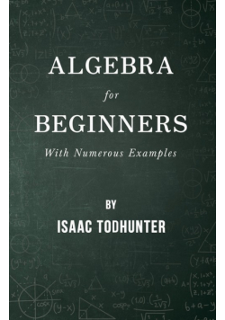 Algebra for Beginners - With Numerous Examples
