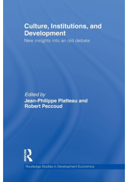 Culture, Institutions, and Development