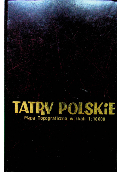 Tatry Polskie Mapa Topograficzna 15 arkuszy
