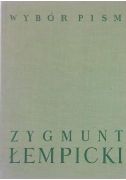 Łempicki Wybór pism