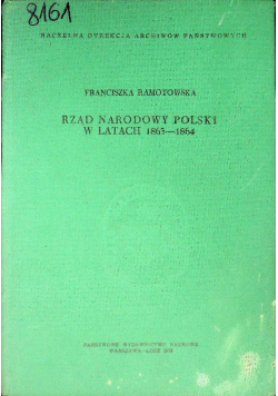 Rząd Narodowy Polski w latach 1863 - 1864