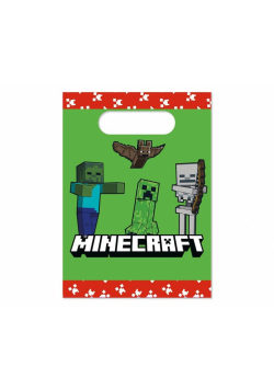 Torebki papierowe Minecraft 4szt