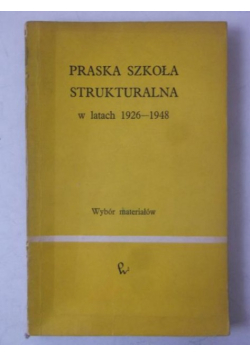 Praska szkoła strukturalna w latach 1926-1948