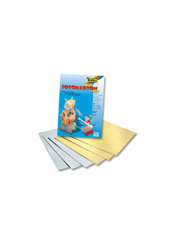 Blok z papierem kolorowym A4/10K 300g FOLIA PAPER