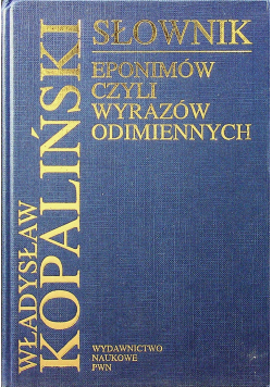 Słownik epominów czyli wyrazów odimiennych