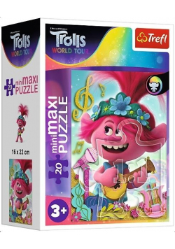 Puzzle 20 miniMaxi W muzycznym świecie Troli 1