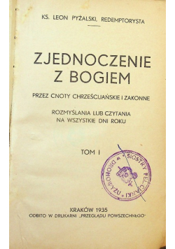 Zjednoczenie z Bogiem Tom I 1935 r.