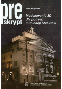 Modelowanie 3D dla potrzeb iluminacji obiektów