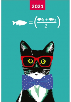 Kalendarz 2021 A6 tygodniowy Cat NARCISSUS