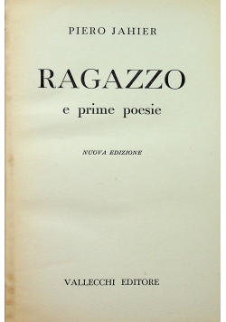 Ragazzo e prime poesie 1943 r.