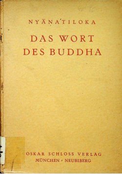 Das Wort des Buddha 1923r