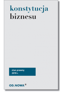 Konstytucja biznesu 2019