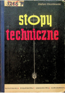 Stopy techniczne