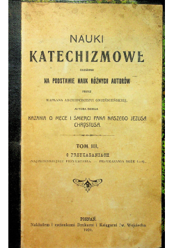 Nauki katechizmowe Tom II 1909 r.