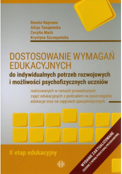 Dostosowanie wymagań edukacyjnych Etap 2