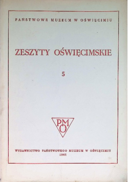 Zeszyty oświęcimskie 5