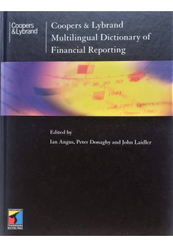 Multilingual Dictionary of Finance Reporting Terms