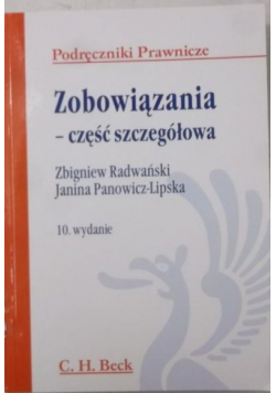 Zobowiązania część szczegółowa