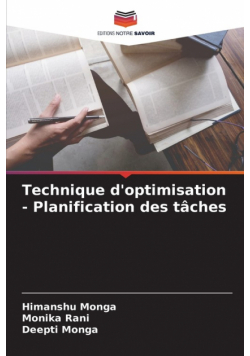 Technique d'optimisation - Planification des tâches