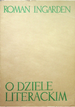 O dziele literackim