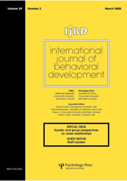 International Journal of Behavioral Development, Volume 29