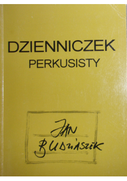 Dzienniczek perkusisty część I + Autograf Budziaszeka