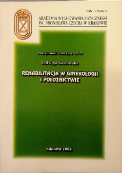 Rehabilitacja w ginekologii i położnictwie