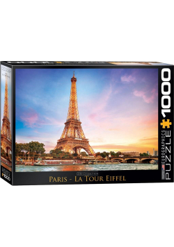 Puzzle 1000 Wieża Eiffla Paryż