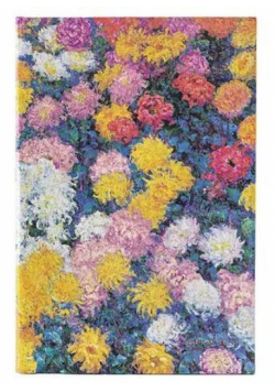 Notatnik czysty Monet's Chrysanthemums midi
