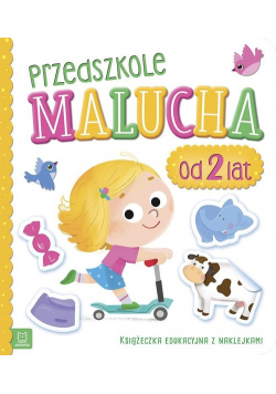 Przedszkole malucha od 2 lat Książeczka edukacyjna z naklejkami