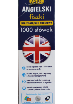 Angielski Fiszki dla znających podstawy 1000 słówek
