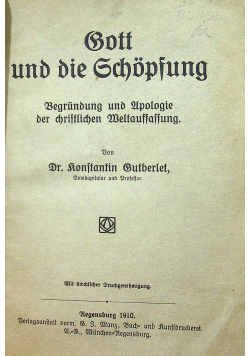 Gott und die Schopfung 1910 r