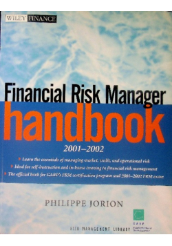 Financial Risk Manager Handbook 2001 - 2002