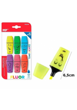 Zakreślasz fluorescencyjny mini 6szt