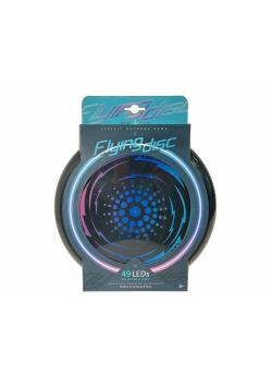Dysk latający 27cm z akumulatorem światło 49 LEDs