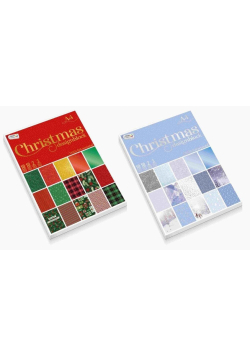 Blok projektowy Christmas A4 25 arkuszy mix