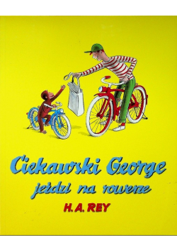 Ciekawski George jeździ na rowerze