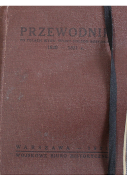 Przewodnik po polach bitew wojny polsko rosyjskiej 1931 r