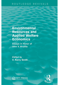 Environmental Resources and Applied Welfare Economics