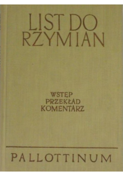 Listy do Rzymian Tom VI - 1