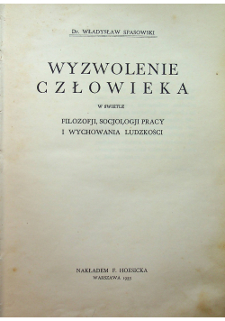 Wyzwolenie człowieka 1933 r