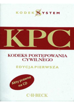 Kodeks postępowania cywilnego + CD