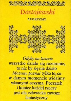 Aforyzmy Dostojewski